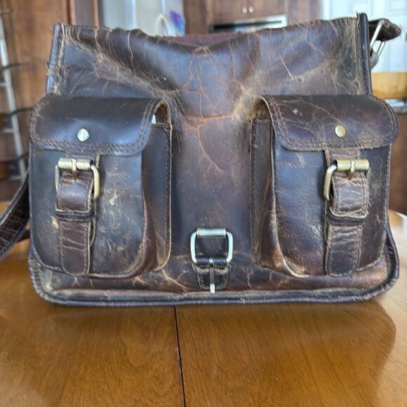 Vintage messenger bag - Picture 5 of 8